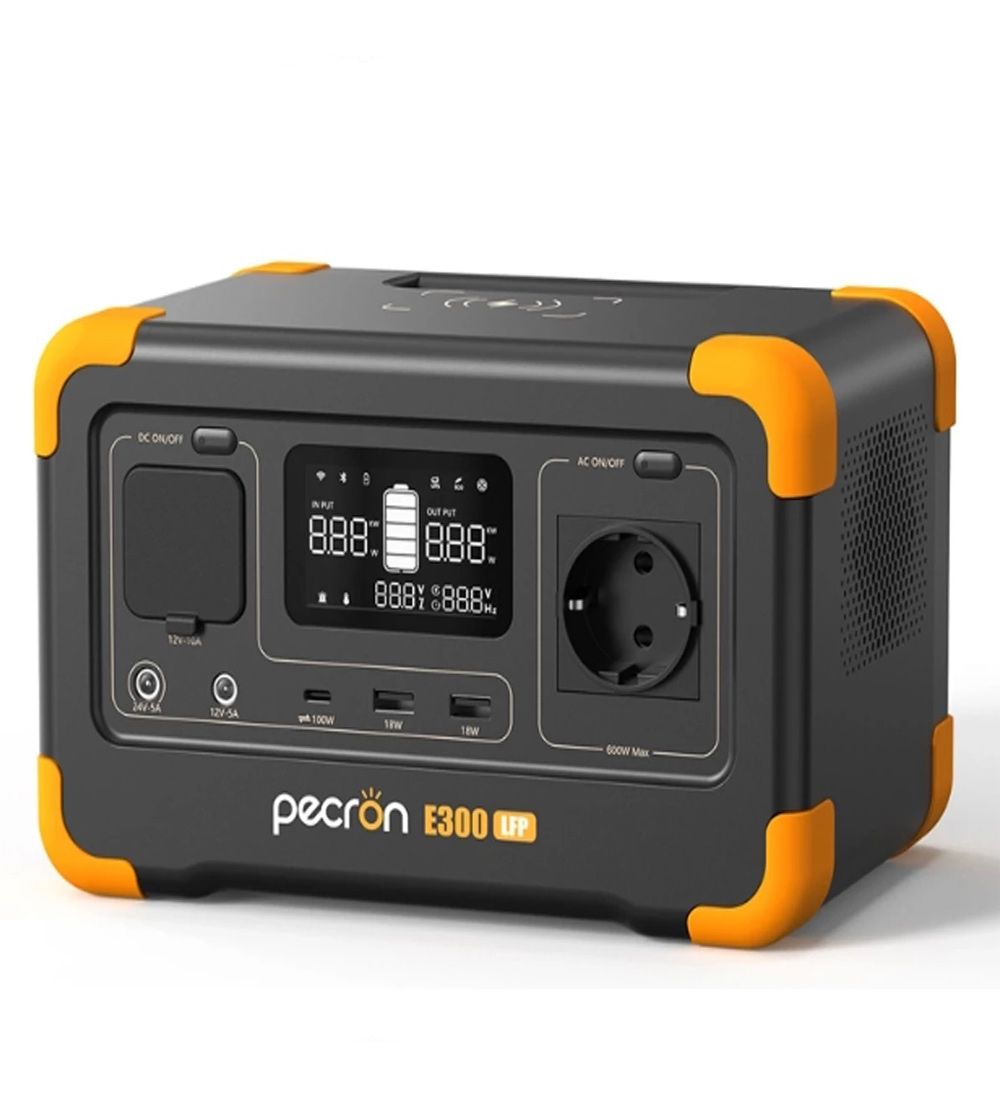 پاور استیشن پکرون مدل E300 LFP 600W ظرفیت 15000 میلی آمپر ساعت