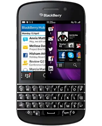 تصویر گوشی موبایل بلک بری مدل Q10