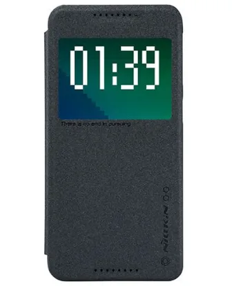 تصویر  کیف کلاسوری چرمی نیلکین مدل اسپارکل برای گوشی اچ تی سی دیزایر 626