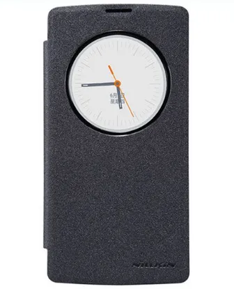 تصویر  کیف کلاسوری چرمی نیلکین مدل اسپارکل برای گوشی ال‌جی مگنا