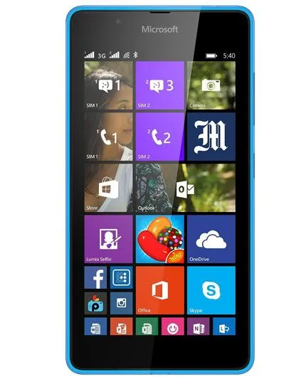 تصویر  مایکروسافت لومیا 540 - دو سیم کارت