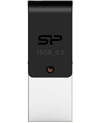 فلش مموری OTG USB سیلیکون پاور مدل موبایل ایکس 31 - 16 گیگابایت