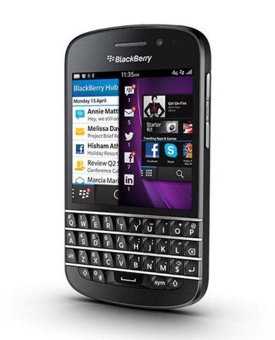 تصویر  گوشی موبایل بلک بری مدل Q10