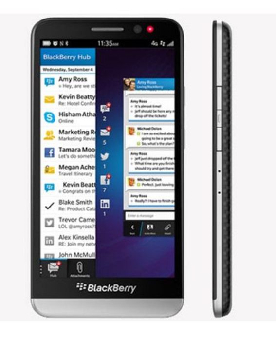 تصویر  گوشی موبایل بلک بری مدل Z30 ظرفیت 16 گیگابایت رم 2 گیگابایت