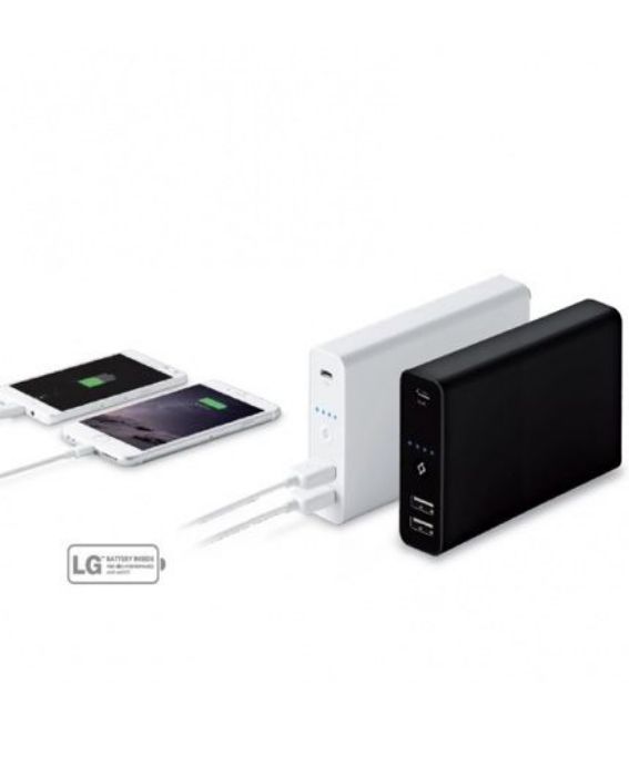 تصویر  پاوربانک 13000 میلی آمپر ساعت تی تک مدل پاور آپ جامبو