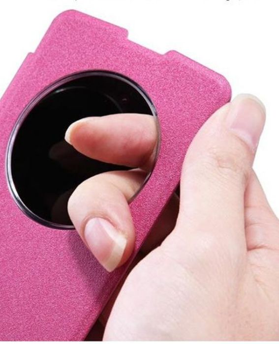 تصویر  کیف کلاسوری چرمی نیلکین مدل اسپارکل برای گوشی ال‌جی ال فینو