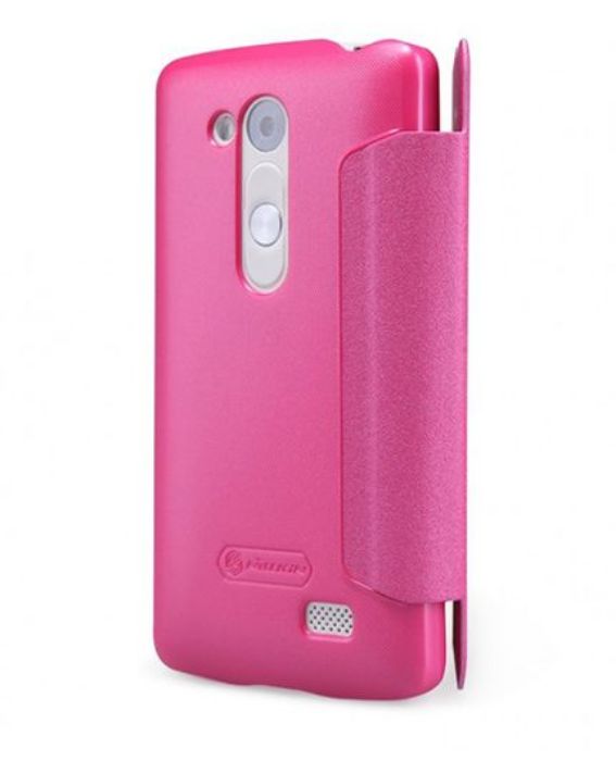 تصویر  کیف کلاسوری چرمی نیلکین مدل اسپارکل برای گوشی ال‌جی ال فینو