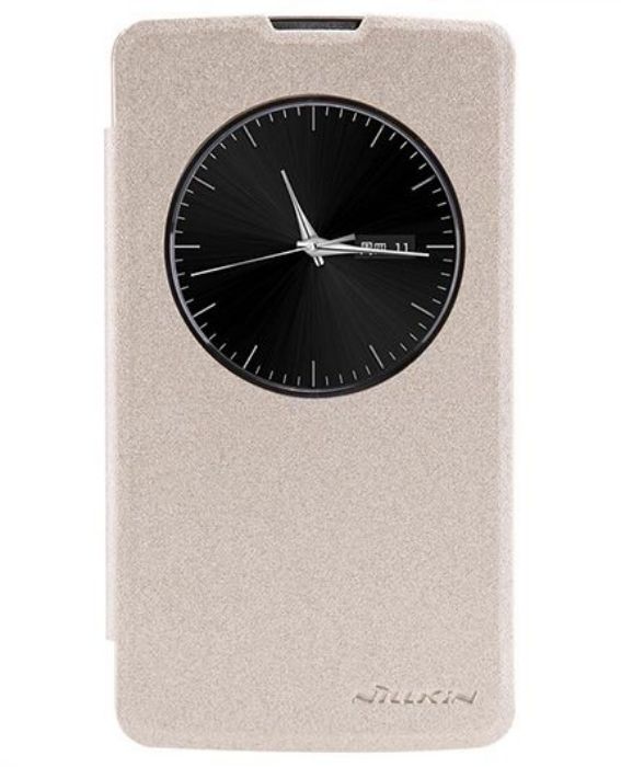 تصویر  کیف کلاسوری چرمی نیلکین مدل اسپارکل برای گوشی ال‌جی ال فینو