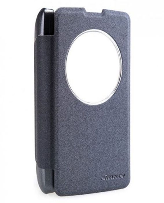 تصویر  کیف کلاسوری چرمی نیلکین مدل اسپارکل برای گوشی ال‌جی ال فینو