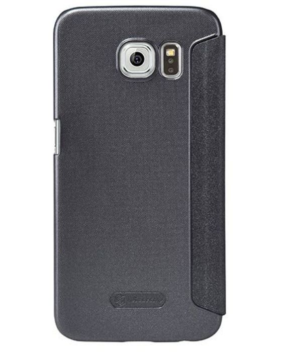 تصویر  کیف کلاسوری چرمی نیلکین مدل اسپارکل برای گوشی سامسونگ گلکسی اس 6