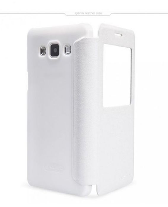 تصویر  کیف کلاسوری چرمی نیلکین مدل اسپارکل برای گوشی سامسونگ گلکسی آ 5