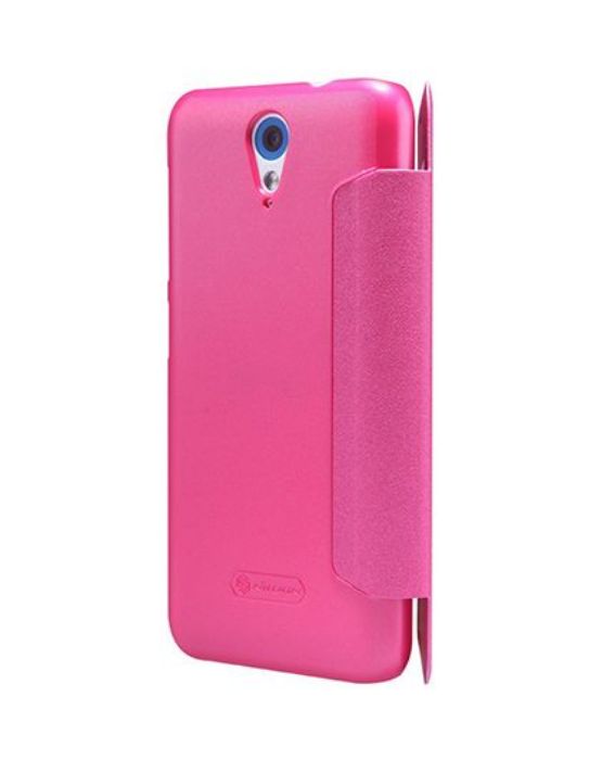 تصویر  کیف کلاسوری چرمی نیلکین مدل اسپارکل برای گوشی اچ تی سی دیزایر 820