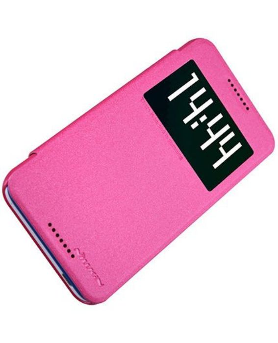 تصویر  کیف کلاسوری چرمی نیلکین مدل اسپارکل برای گوشی اچ تی سی دیزایر 820