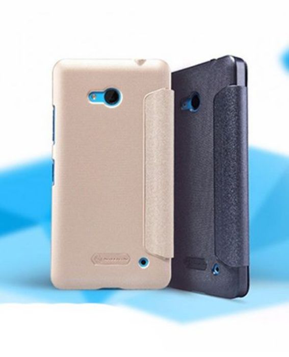 تصویر  کیف کلاسوری چرمی نیلکین مدل اسپارکل برای گوشی مایکروسافت لومیا 640