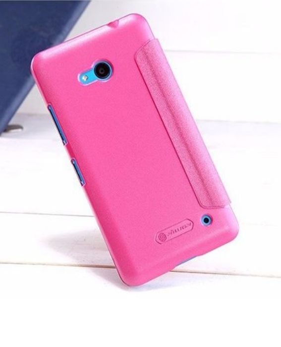 تصویر  کیف کلاسوری چرمی نیلکین مدل اسپارکل برای گوشی مایکروسافت لومیا 640