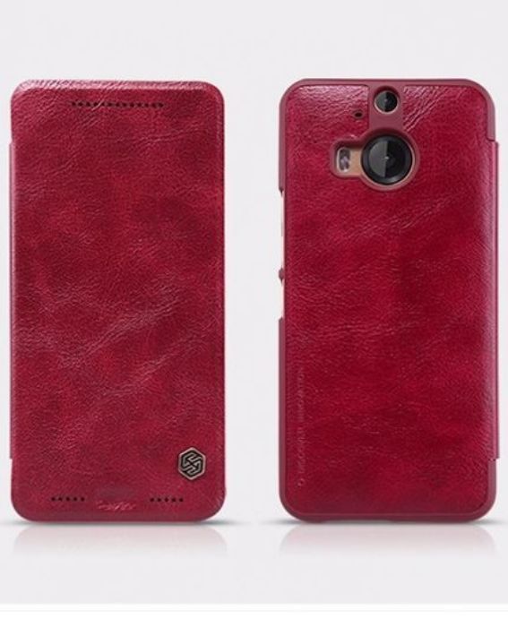 تصویر  کیف کلاسوری چرمی نیلکین مدل کیو آی ان برای گوشی اچ تی سی وان ام 9 پلاس