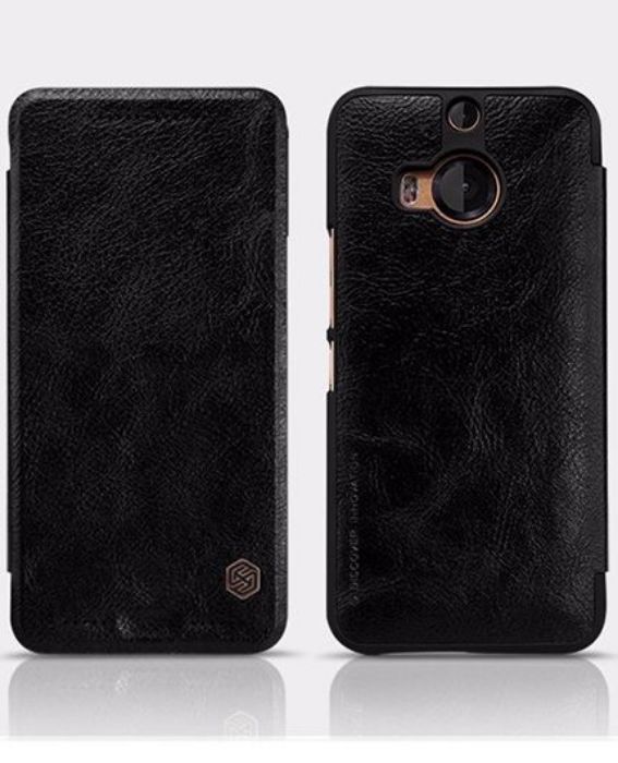 تصویر  کیف کلاسوری چرمی نیلکین مدل کیو آی ان برای گوشی اچ تی سی وان ام 9 پلاس