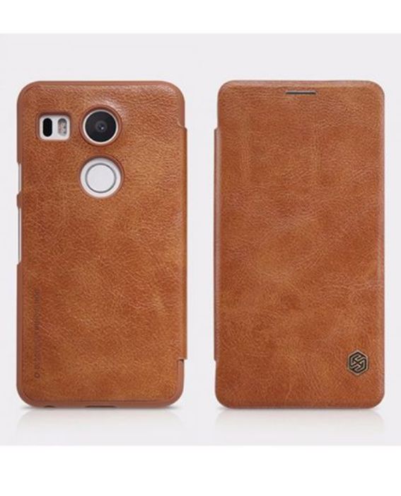 تصویر  کیف کلاسوری چرمی نیلکین مدل کیو آی ان برای گوشی ال جی نکسوس 5 ایکس