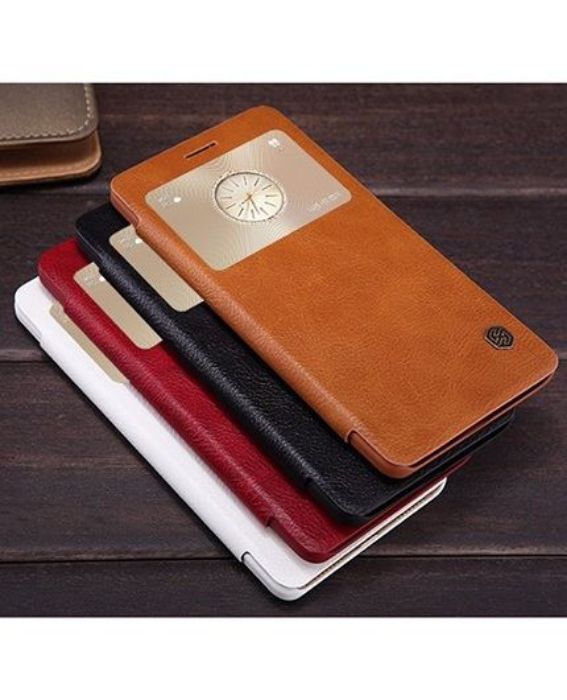 تصویر  کیف کلاسوری چرمی نیلکین مدل کیو آی ان برای گوشی هواوی میت اس