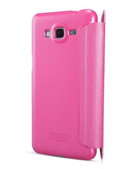 تصویر  کیف کلاسوری چرمی نیلکین مدل اسپارکل برای گوشی سامسونگ گلکسی گرند پرایم