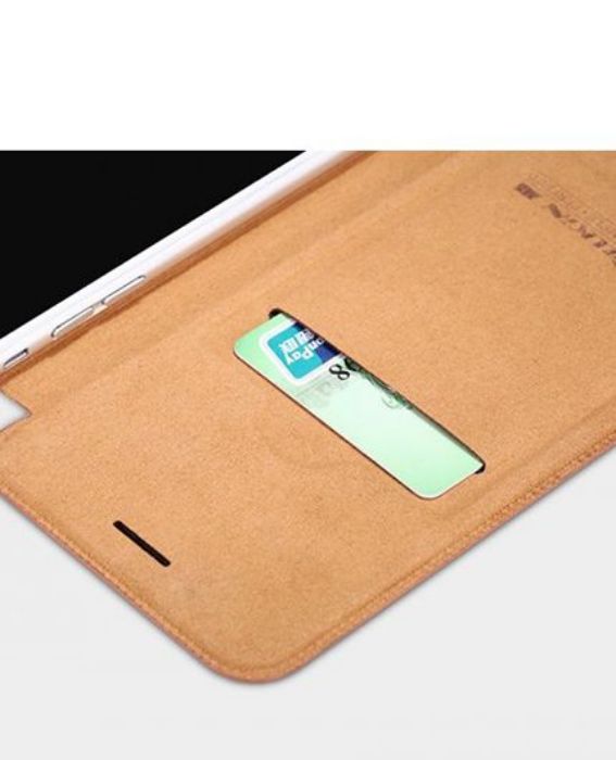 تصویر  کیف کلاسوری چرمی نیلکین مدل کیو آی ان برای گوشی اپل آیفون 6