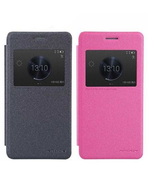 تصویر  کیف کلاسوری چرمی نیلکین مدل اسپارکل برای گوشی هواوی هانر 6 پلاس