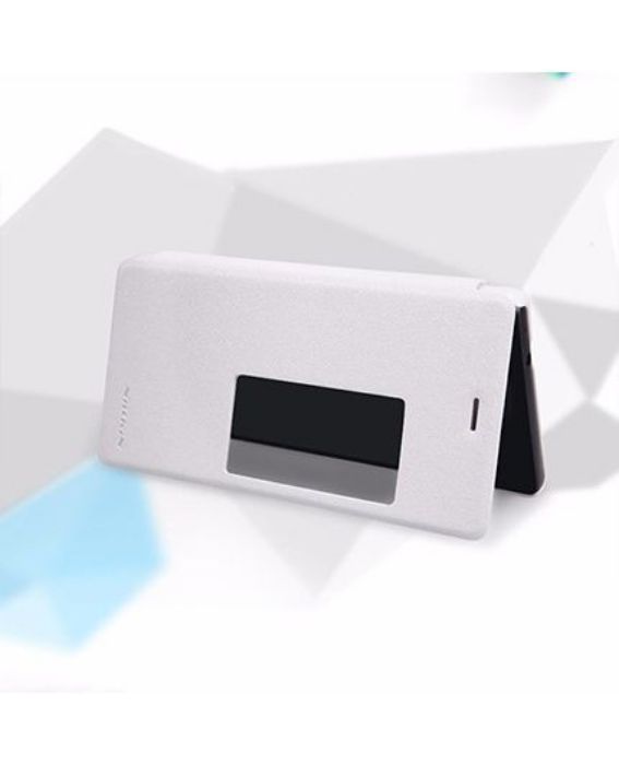 تصویر  کیف کلاسوری چرمی نیلکین مدل اسپارکل برای گوشی هواوی پی 8