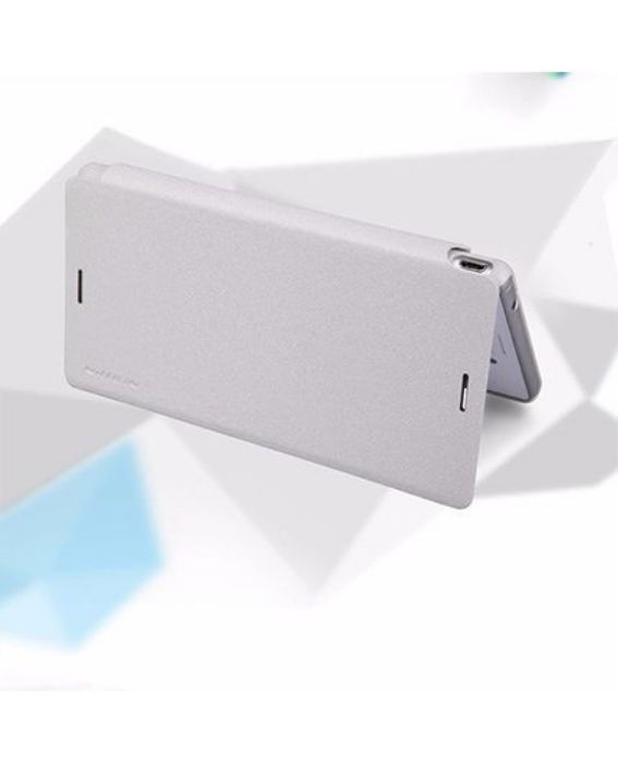 تصویر  کیف کلاسوری چرمی نیلکین مدل اسپارکل برای گوشی سونی اکسپریا ام 4 آکوا