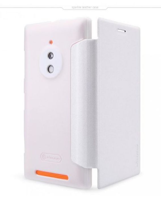 تصویر  کیف کلاسوری چرمی نیلکین مدل اسپارکل برای گوشی نوکیا لومیا 830