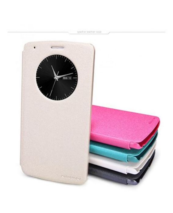تصویر  کیف کلاسوری چرمی نیلکین مدل اسپارکل برای گوشی ال‌جی جی 3