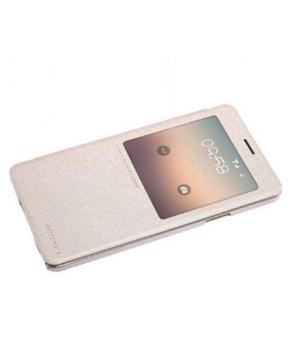 تصویر  کیف کلاسوری چرمی نیلکین مدل اسپارکل برای گوشی سامسونگ گلکسی نوت 4