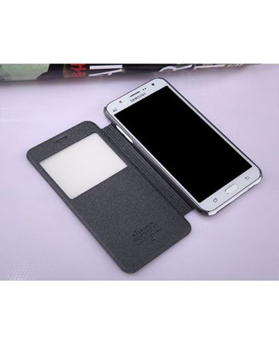 تصویر  کیف کلاسوری چرمی نیلکین مدل اسپارکل برای گوشی سامسونگ گلکسی جی 7