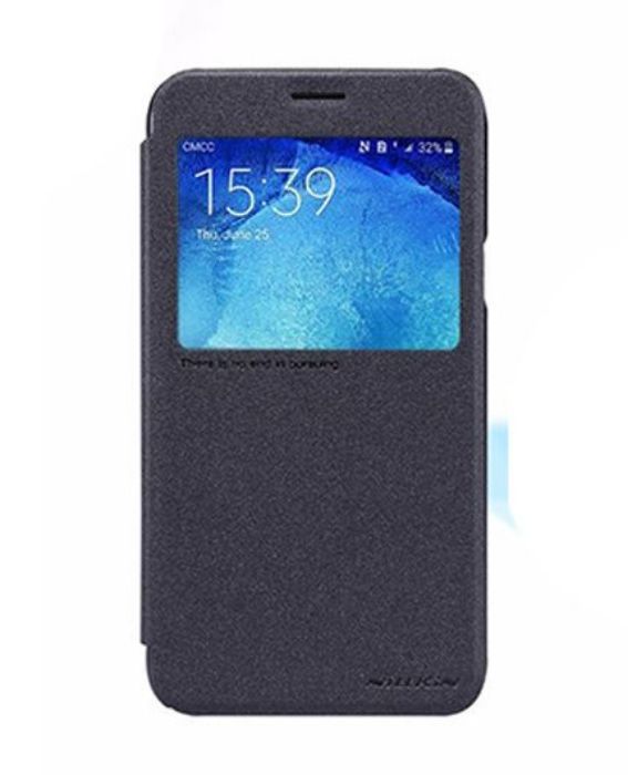 تصویر  کیف کلاسوری چرمی نیلکین مدل اسپارکل برای گوشی سامسونگ گلکسی جی 7