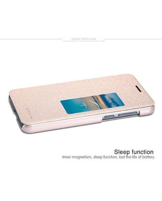 تصویر  کیف کلاسوری چرمی نیلکین مدل اسپارکل برای گوشی هواوی هانر 6