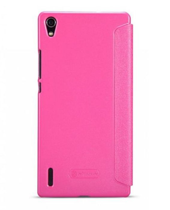 تصویر  کیف کلاسوری چرمی نیلکین مدل اسپارکل برای گوشی هواوی پی 7