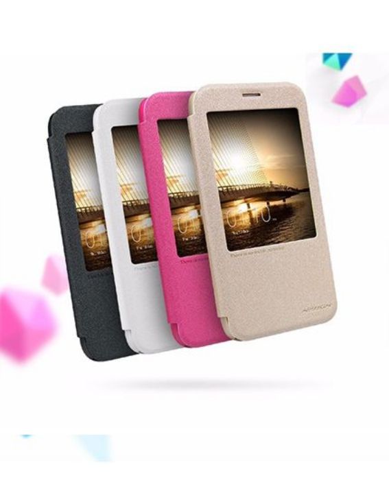 تصویر  کیف کلاسوری چرمی نیلکین مدل اسپارکل برای گوشی هواوی جی 8