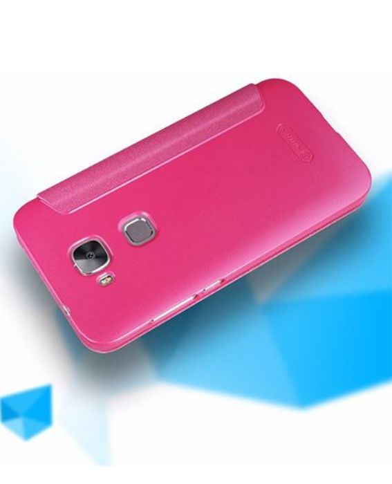 تصویر  کیف کلاسوری چرمی نیلکین مدل اسپارکل برای گوشی هواوی جی 8