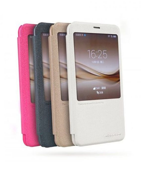 تصویر  کیف کلاسوری چرمی نیلکین مدل اسپارکل برای گوشی هواوی اسند میت 8