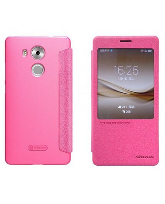 تصویر  کیف کلاسوری چرمی نیلکین مدل اسپارکل برای گوشی هواوی اسند میت 8