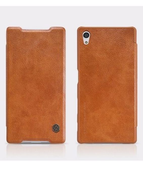 تصویر  کیف کلاسوری چرمی نیلکین مدل کیو آی ان برای گوشی سونی اکسپریا زد 5