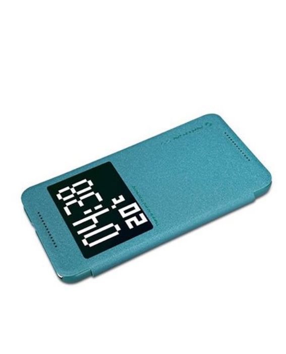 تصویر  کیف کلاسوری چرمی نیلکین مدل اسپارکل برای گوشی اچ تی سی وان ایی 9 پلاس