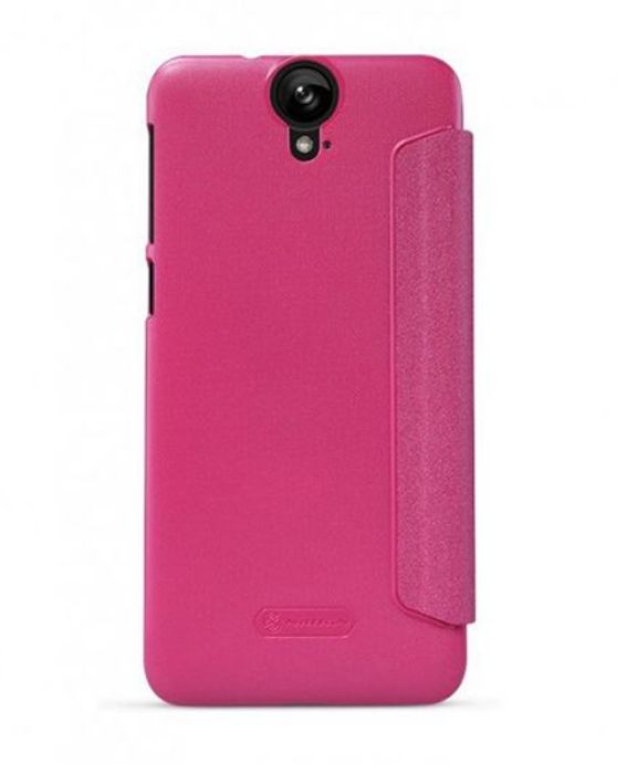 تصویر  کیف کلاسوری چرمی نیلکین مدل اسپارکل برای گوشی اچ تی سی وان ایی 9 پلاس