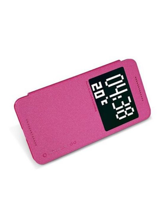 تصویر  کیف کلاسوری چرمی نیلکین مدل اسپارکل برای گوشی اچ تی سی وان ایی 9 پلاس