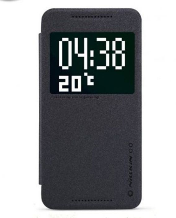 تصویر  کیف کلاسوری چرمی نیلکین مدل اسپارکل برای گوشی اچ تی سی وان ایی 9 پلاس