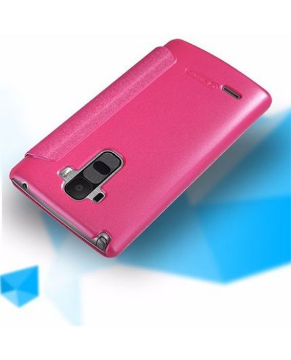 تصویر  کیف کلاسوری چرمی نیلکین مدل اسپارکل برای گوشی ال‌جی جی 4 استایلوس