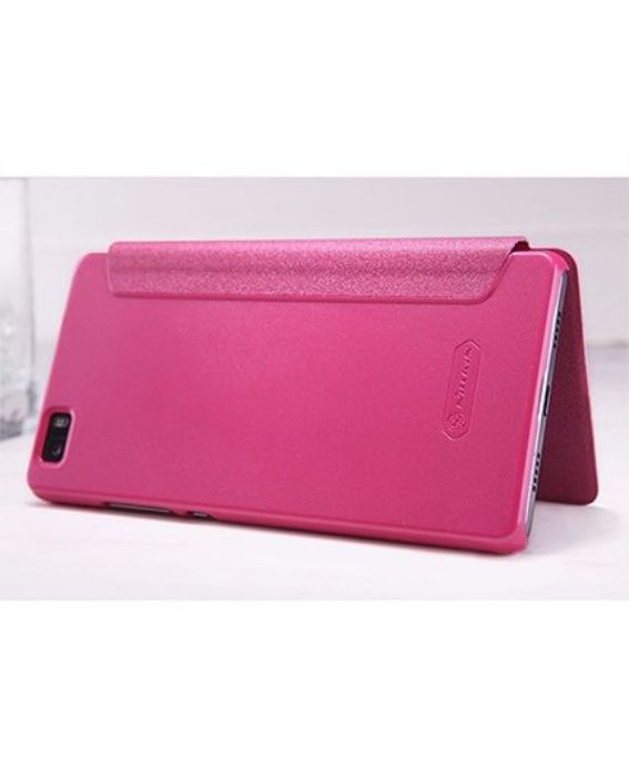 تصویر  کیف کلاسوری چرمی نیلکین مدل اسپارکل برای گوشی هواوی پی 8 لایت