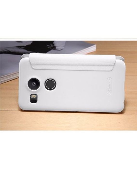 تصویر  کیف کلاسوری چرمی نیلکین مدل اسپارکل برای گوشی ال‌جی نکسوس 5 ایکس