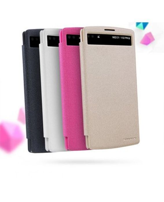 تصویر  کیف کلاسوری چرمی نیلکین مدل اسپارکل برای گوشی ال جی وی 10