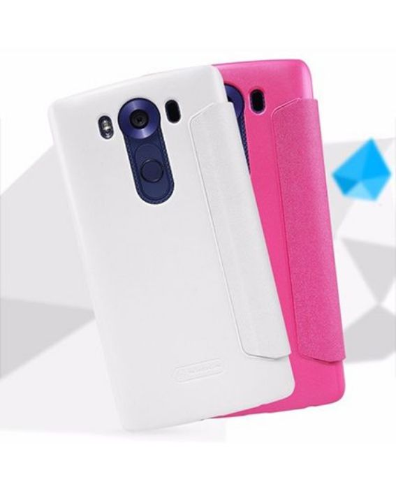 تصویر  کیف کلاسوری چرمی نیلکین مدل اسپارکل برای گوشی ال جی وی 10