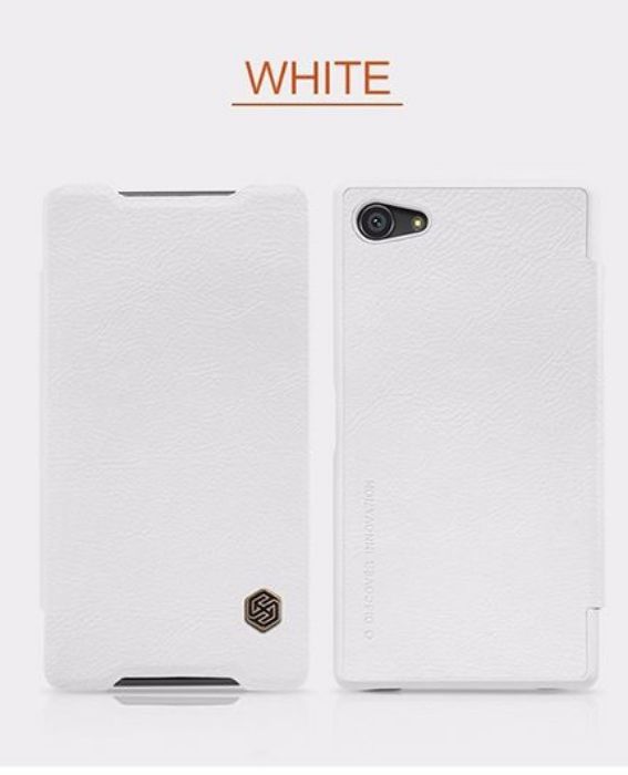 تصویر  کیف کلاسوری چرمی نیلکین مدل کیو آی ان برای گوشی سونی اکسپریا زد 5 کامپکت